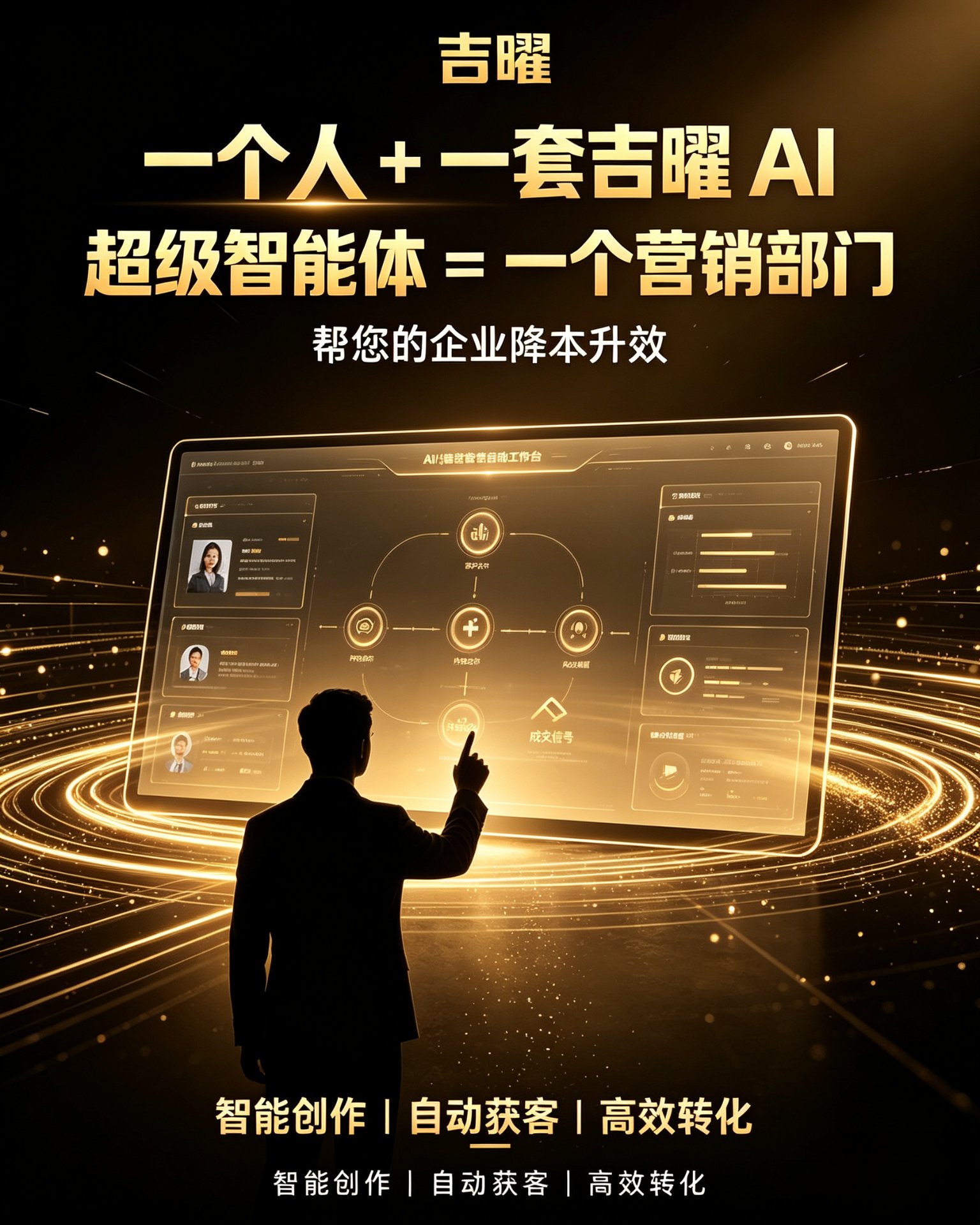 AI超级智能体 - 一个人+一套系统=一个营销部门
